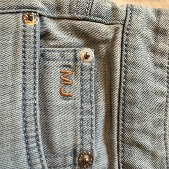 Marc Jacobs Light Blue Denim Jean Shorts Classic Style - Picture 2 of 5
